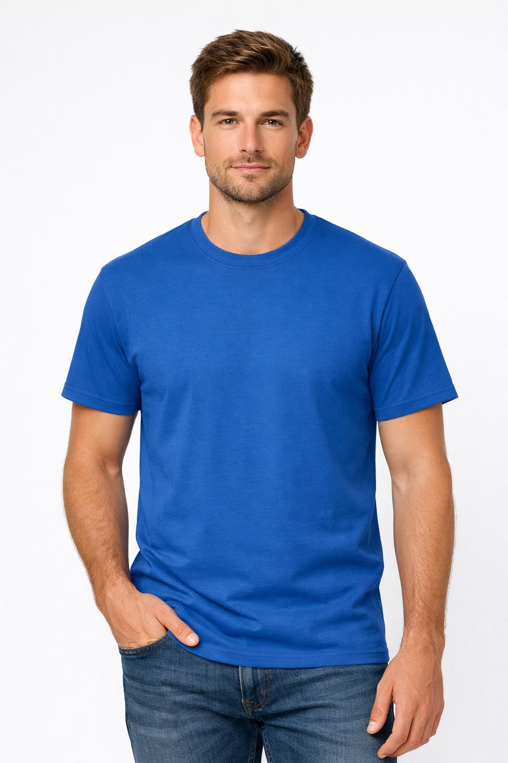 Cotton T-Shirt On Model mockup